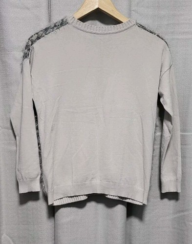 MAX MARA Weekend Fluffy Front Panel Grey/Stone Jumper Small - Gorgeous - Picture 6 of 6