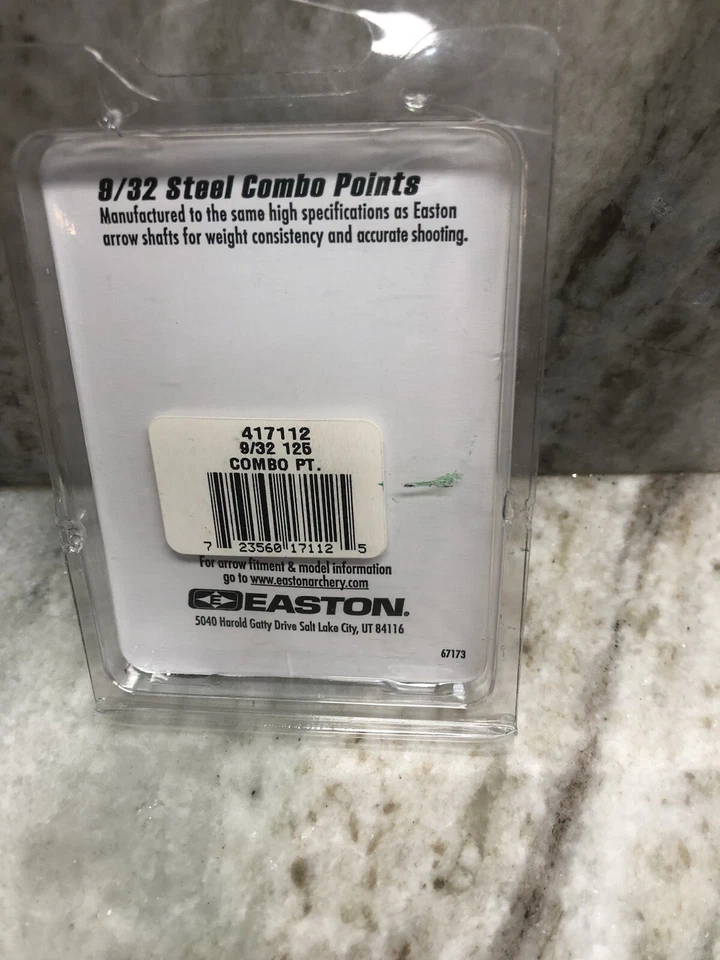 Envío N 24 horas. Combo de puntos de acero E Easton Points 9/32. 125 gr. 417112.(3 piezas) Foto 4 de 4