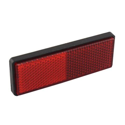 Universal Red Rear Warning Rectangle Reflector For Car Motorcycle ATV Dirt Bike - Picture 7 of 9