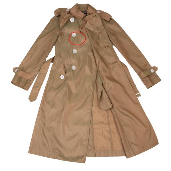 JUNYA WATANABE COMME des GARCONS Shiny Trench Coat Size S(K