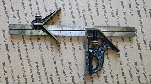 VINTAGE - Starrett Combination Square & Center Head
