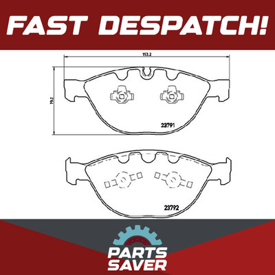 Brake Pads Set fits BMW 650 E63, E64 4.8 Front 05 to 10 N62B48B Brembo Quality