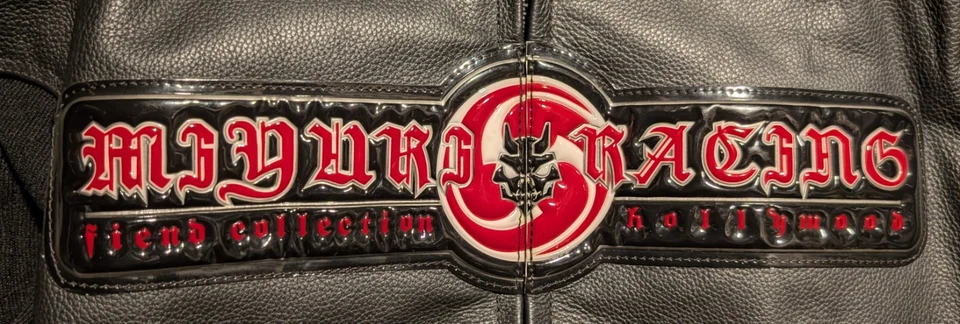 Chaqueta de moto de cuero para hombre GP Star Miyuki Racing Fiend Collection 50 - L/XL Foto 4 de 4