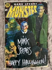 MARK SPEARS MONSTERS #7 SIGNED REMARKED HAPPY HALLOWEEN BLIND BAG HIT 1 OF 22