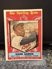 Topps 1959 Hank Aaron '59 All Star Selection #561 Milwaukee Braves Baseball Card