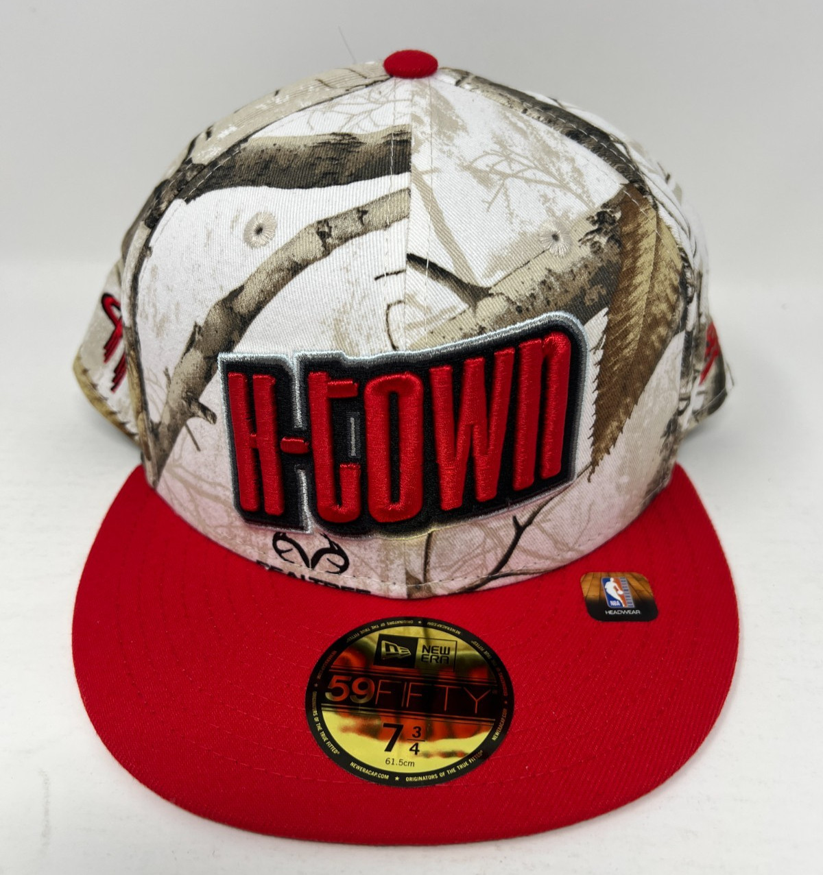 Houston Rockets Realtree 59FIFTY Fitted NBA Hat Camouflage Camo Size 7 3/4