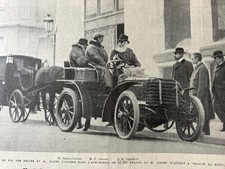 1900 Leopold II. - LE ROI DES BELGE ET L’AUTOMOBILISME - CHARON GIRARDOT VOIGT