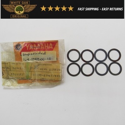 8 NEW YAMAHA SHIM RD 250 350 400 RT1 DT1 MORE 164-17417-00-10