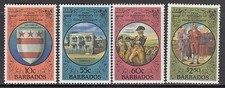 Barbade - Courrier 1982 Yvert 564/7 ** Mnh 250ª Naissance De Washington