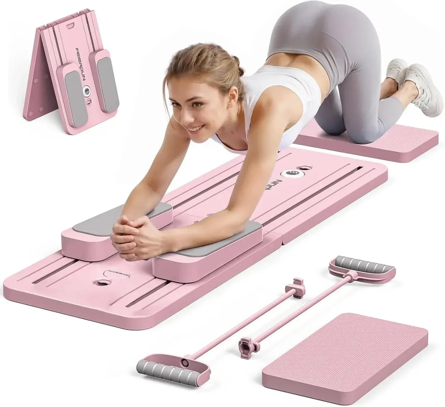 Tabla de Pilates, Tabla Abdominal Multifuncional, Entrenador Ab Core, Entrenador Ab Mach