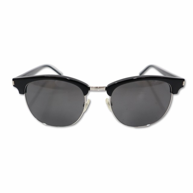 SAINT LAURENT Occhiali da sole uomo Sat Laurent Paris SL108 cellula metallo 52 mm nero