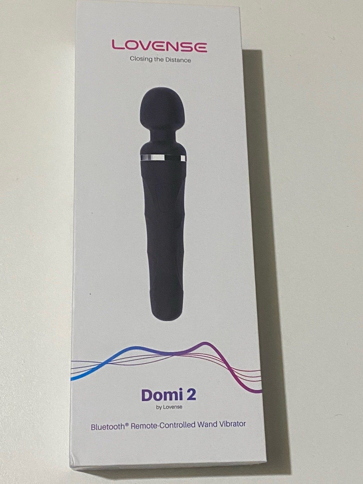 Lovense Domi 2 Bluetooth Massage Wand Black