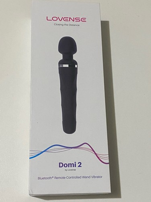 #ad Lovense Domi 2 Bluetooth Massage Wand Black $100.00