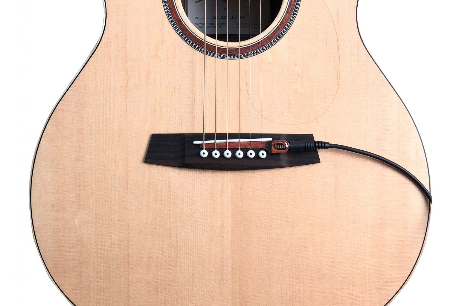 Kremona KNA SG-1 Portable Piezo Saddle Pickup for Steel-String Acoustic Guitar