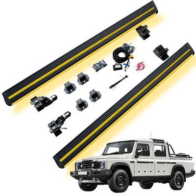 Dual LED Electric Power Running Board For Ineos Grenadier Pickup 2024-2027