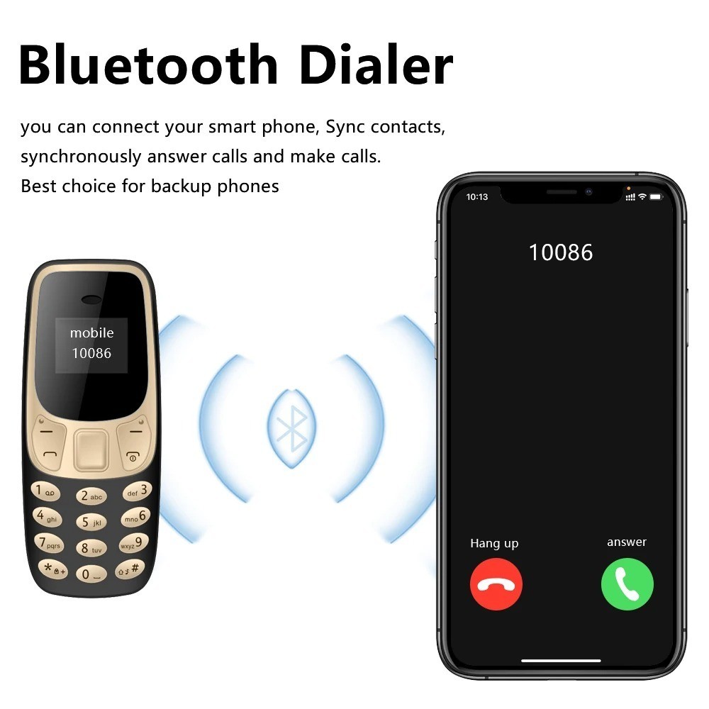 Téléphone de voyage compact double SIM Bluetooth idéal pour festivals et sport - 3