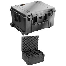 Pelican 1620 Watertight Wheeled Hard Case, Bundle with 1625 Padded Divider Set,