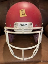 Schutt AiR XP Pro Extra Large Football Helmet (Flat Red W/ White Face Mask)