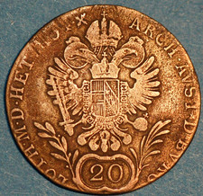 &Ouml;sterreich 20 Kreuzer KM# 2141 Silber