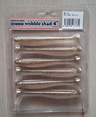Noike Wobble Shad 4'' Golden Glory Angelköder Angeln