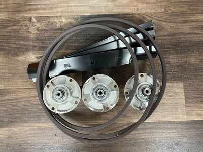 Hustler Raptor Super Duty 60'' Deck Rebuild Kit 3 Spindles, 3 Blades, 1 Deck Belt
