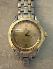 OMEGA Seamaster 120m 1501/823 18K Gold Quartz Men's Watch FOR PARTS Or REPAIR