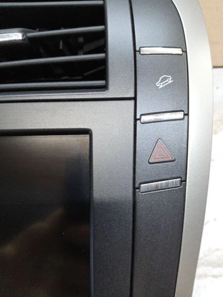 2014 LINCOLN MKZ RADIO NAVIGATION DISPLAY SCREEN TRIM PANEL BEZEL DP5T-14F239-AS - Image 3 of 4