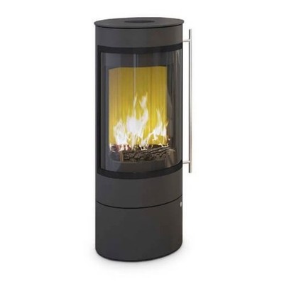 ABVERKAUF Kaminofen Olsberg Pular 5 kW Stahl schwarz 23/7357 Kamin Holzofen