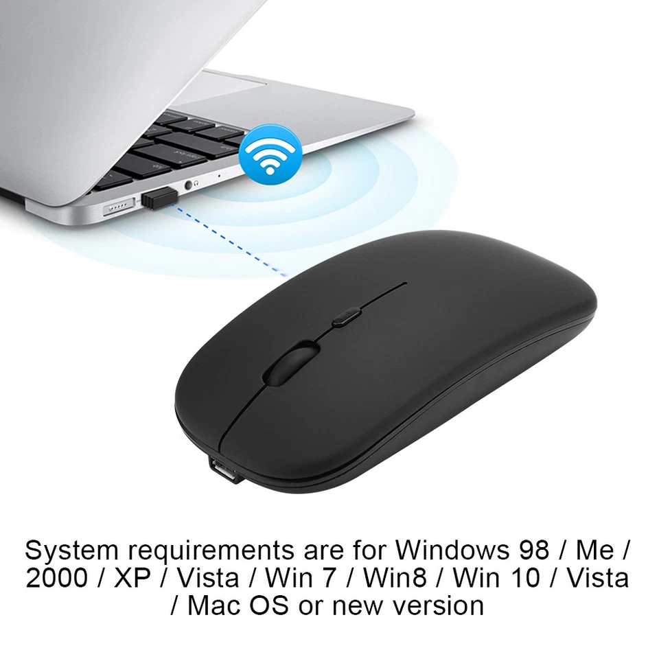  2.4G Dual Mode Wireless Mouse For 98 / Me / 2000 / Vista /  - Image 3 of 4