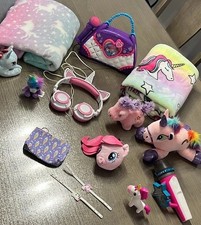 My Little Pony Karaoke Machine, 2-Blankets, Stuffed Animals  more EUC