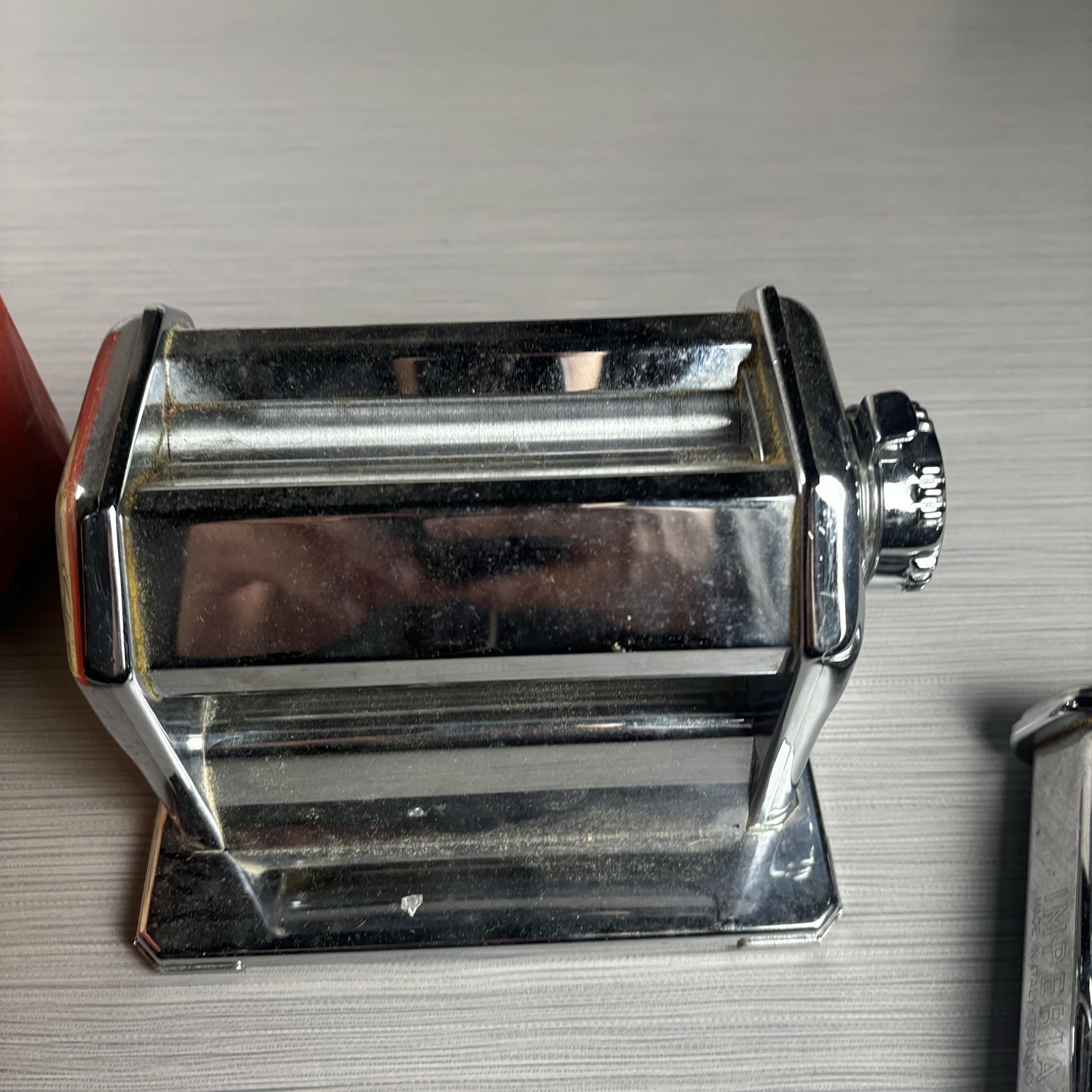 Vintage Imperia Lusso SP150 Pasta Maker Machine Italy W Box Missing Handle