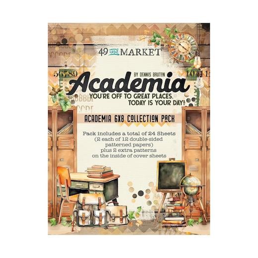 49 and Market Academia 6""x8"" Collection Pack 24pcs