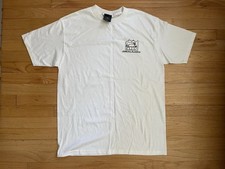 Vintage 90s Juneau Alaska Moose Embroidered T Shirt Vtg USA Made Cotton Sz L