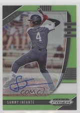 2020 Panini Prizm Draft Picks Lime Green 12/23 Sammy Infante #PDP71 Auto 0c2
