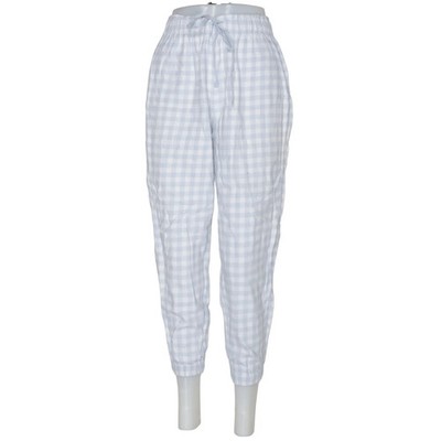Selmark, Pyjamahose, Größe: M, Blau/Weiß, Baumwolle, Karo, Damen #GUO