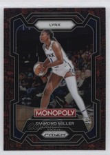 2024 Panini Prizm Monopoly WNBA Classic Icons Red Prizm Diamond Miller #9 12g7