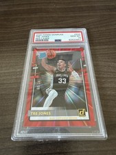 2020-21 Panini Donruss - Rated Rookies Tre Jones #244 Red Laser /99 (RC)