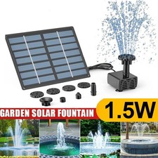 Solar Fish Pond Pump with Filter Waterfall Small Feature Pump Adjust Flow Rate