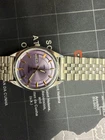 Vintage Seiko 5 Purple Automatic 17 Jewels Day/Date Japan Men's Wrist Watch 6309