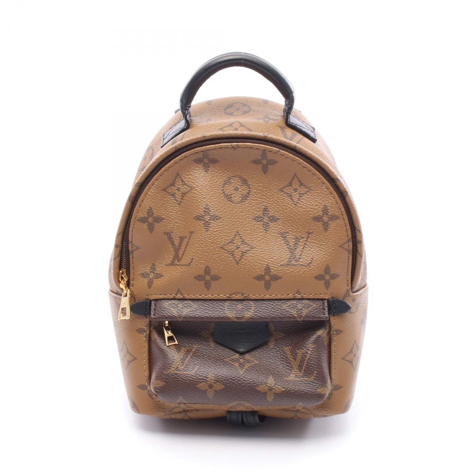 Louis Vuitton Palm Springs Backpack Mini Monogram Backpack Women Brown One Size