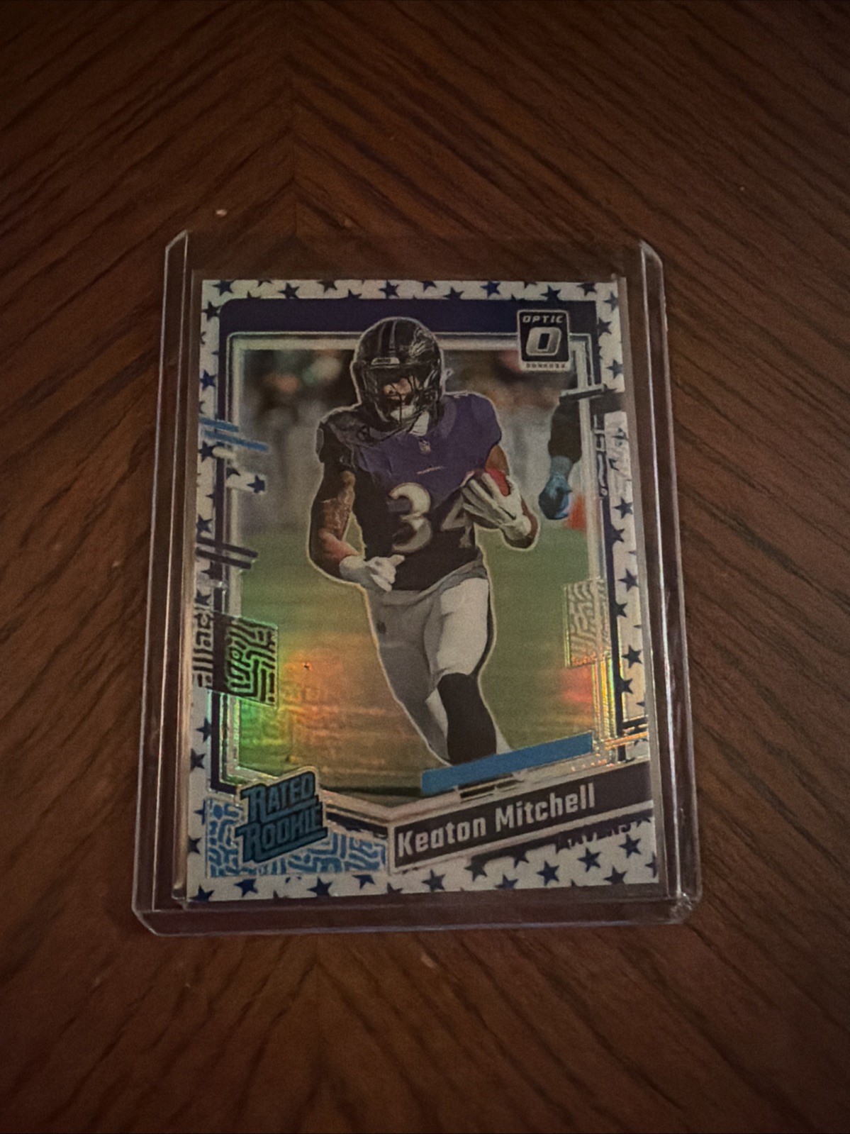 2023 Panini Donruss Optic - Rated Rookie #207 Keaton Mitchell (RC)