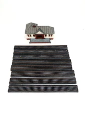 Flames of War Train Station & Tracks Terrain By Battlefront PAINTED