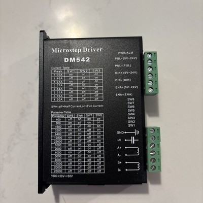 CNC Digital Microstep Driver DM542 - 2-Phase Digital Stepper Motor Controller...