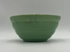 Vintage Bauer Pottery Ringware #12 Mixing Bowl — 9.5" Green Beehive Ring Ware