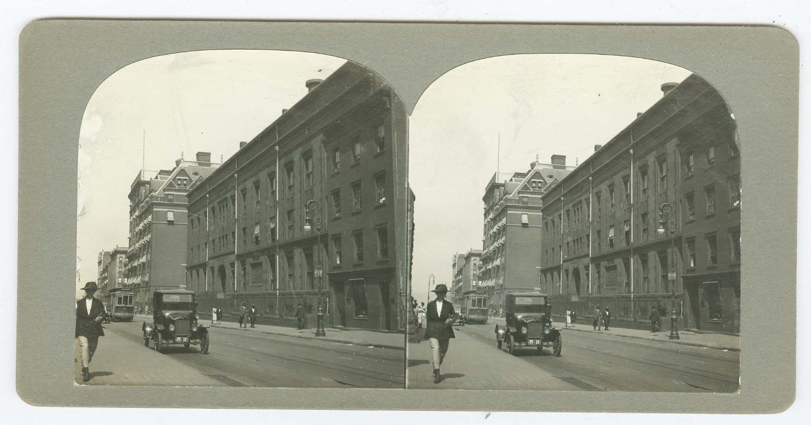 G2501~ NEW YORK CITY STREET – Stereoview Location Not Identified
