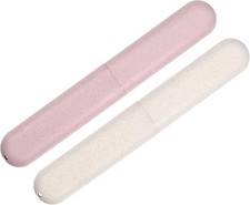 2pcs, Traveling Toothbrush Holders Case, PP Toothbrush Case for Travel Business,