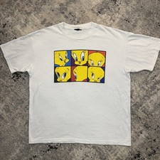 Vintage 90s Looney Tunes Tweety Bird Cartoon Tee XXL