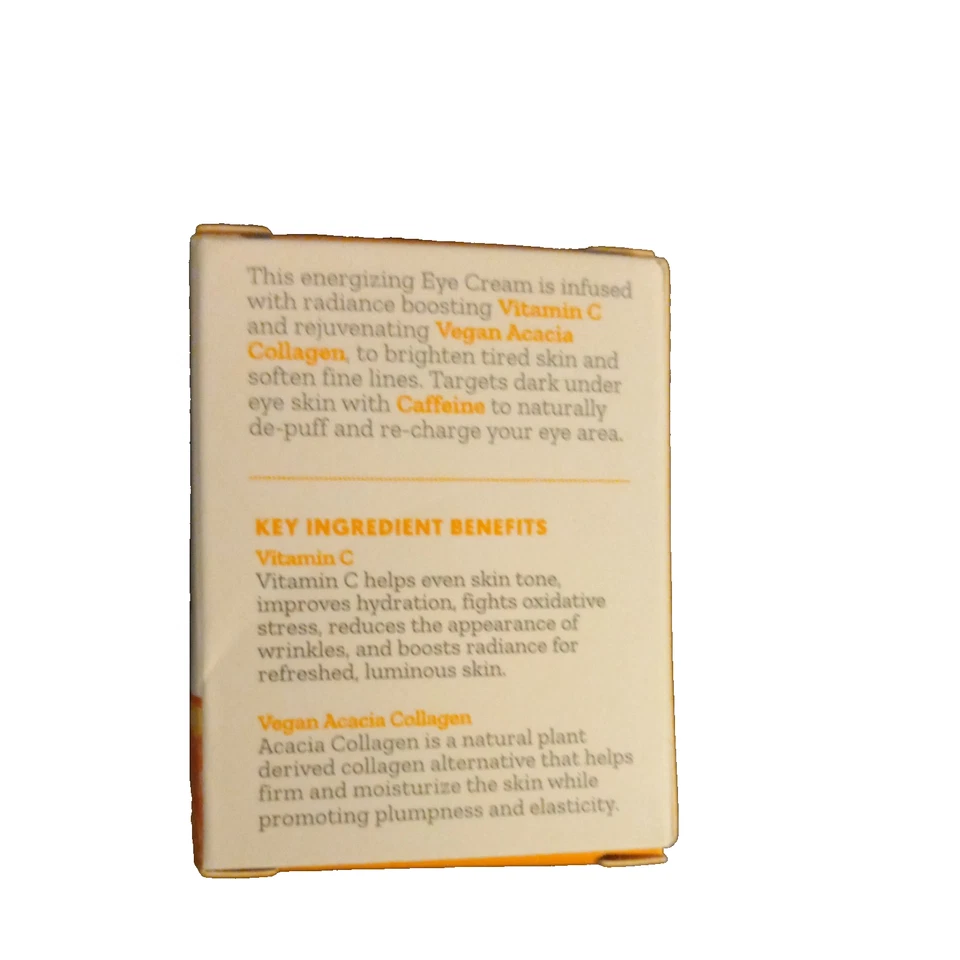 POR NATURALEZA VITAMINA C + COLÁGENO ILUMINADOR + CREMA ENERGIZANTE PARA OJOS 1 OZ / 30 g Foto 2 de 4