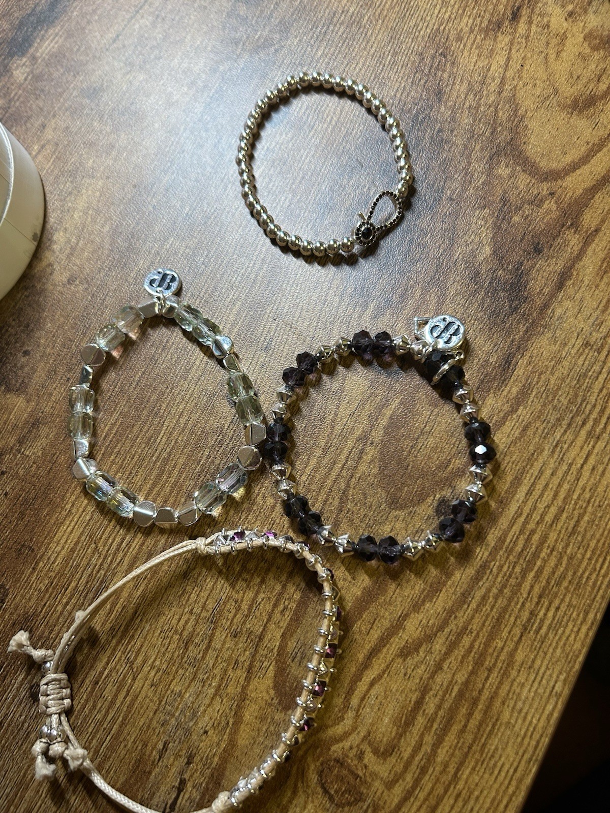 Bomb Party Single Stack Bracelet Bundle Rhodium 8… - image 4