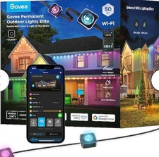 GOVEE Permanent Outdoor Lights Over 300 feet of lights plus extension cables